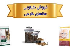 فروش کیلویی و فله ای غذاهای خارجی سگ و گربه