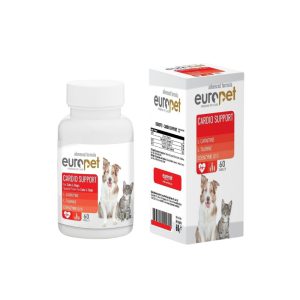 قرص تقویت قلب سگ و گربه Cardio Support یوروپت 60 عددی