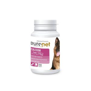 قرص کلسیم مخصوص سگ یوروپت 150 عددی Europet Dog Calcium